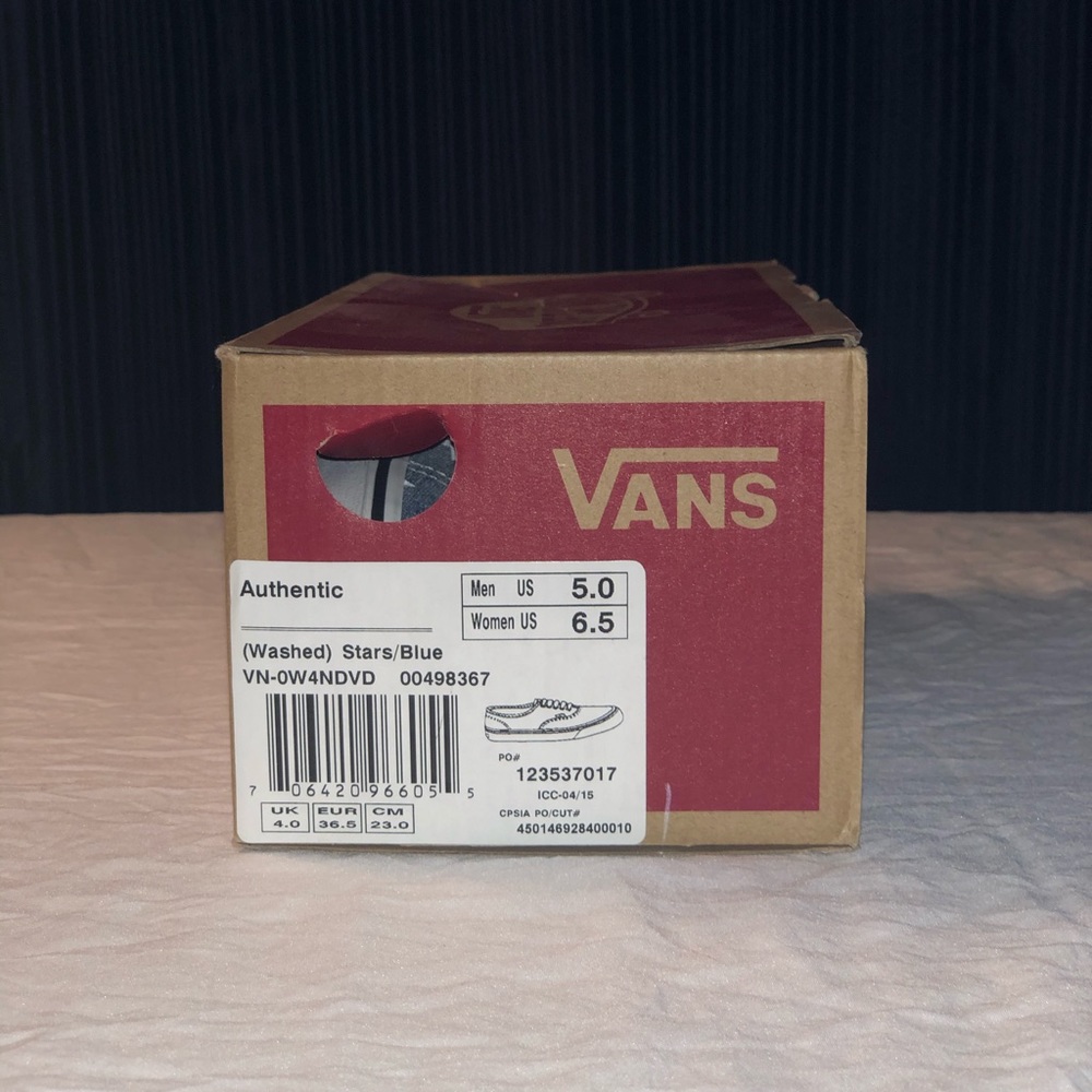 Authentic Washed Stars/Blue Vans - Picture 5 of 5